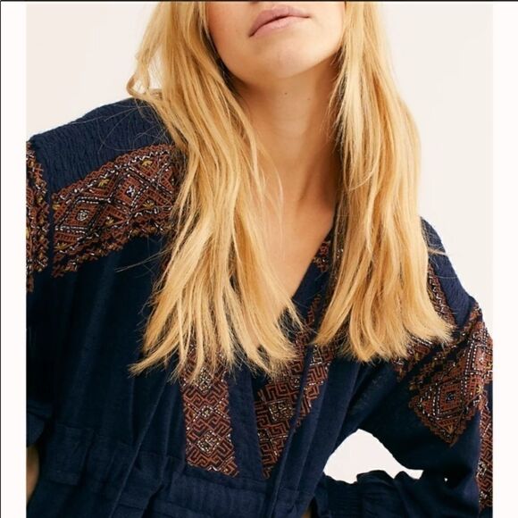 Free People Hobo Chic Mini Dress - Picture 3 of 9